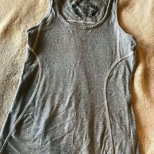 Grey workout tank. Worn once. Size Small.
